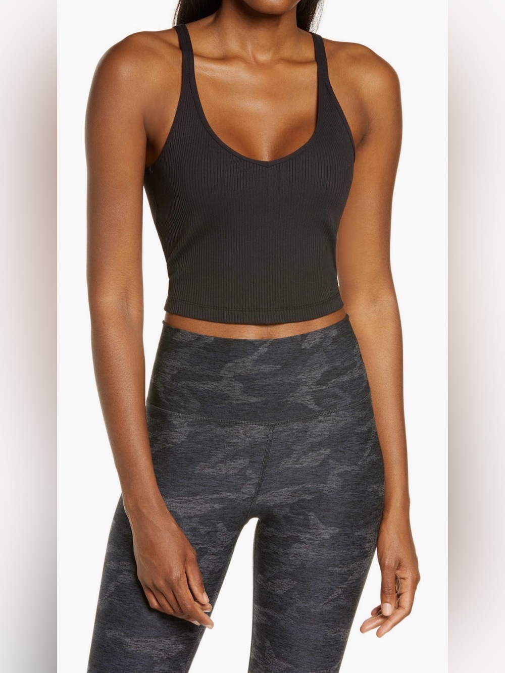 NWOT Vuori Rib Crop Tank - Size Small